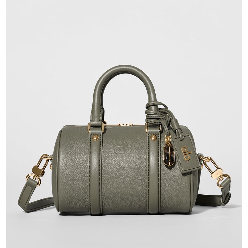 ALO Mini Voyage/Crossbody Bag - Olive Tree Leather NWT